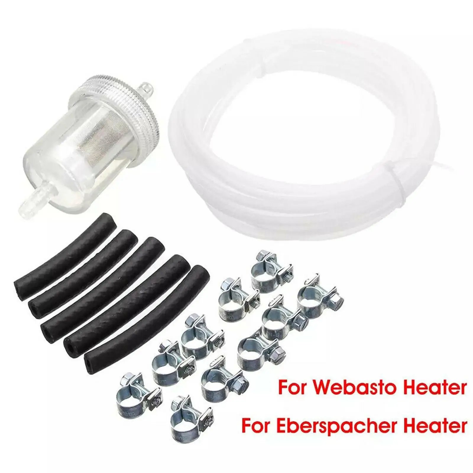 

Новый автомобильный воздушный парковочный обогреватель, замена трубки топливной трубы, зажим для шланга, масляный топливный фильтр 89031118 для Webasto Eberspacher для Diesel