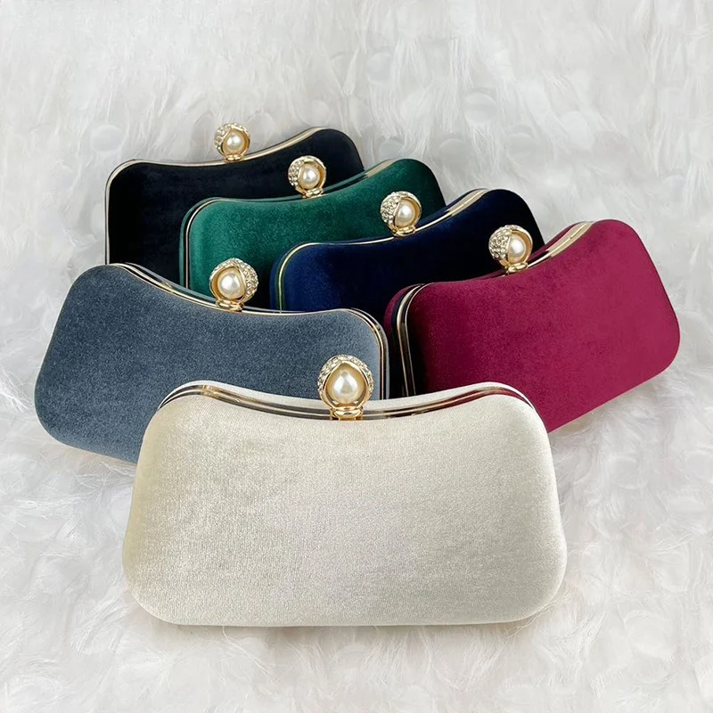 

Luxury Design Women Evening Bags Green Clutch Purse Shoulder Two Chains Wedding Party Female Handbags Vintage Crossbody Bag