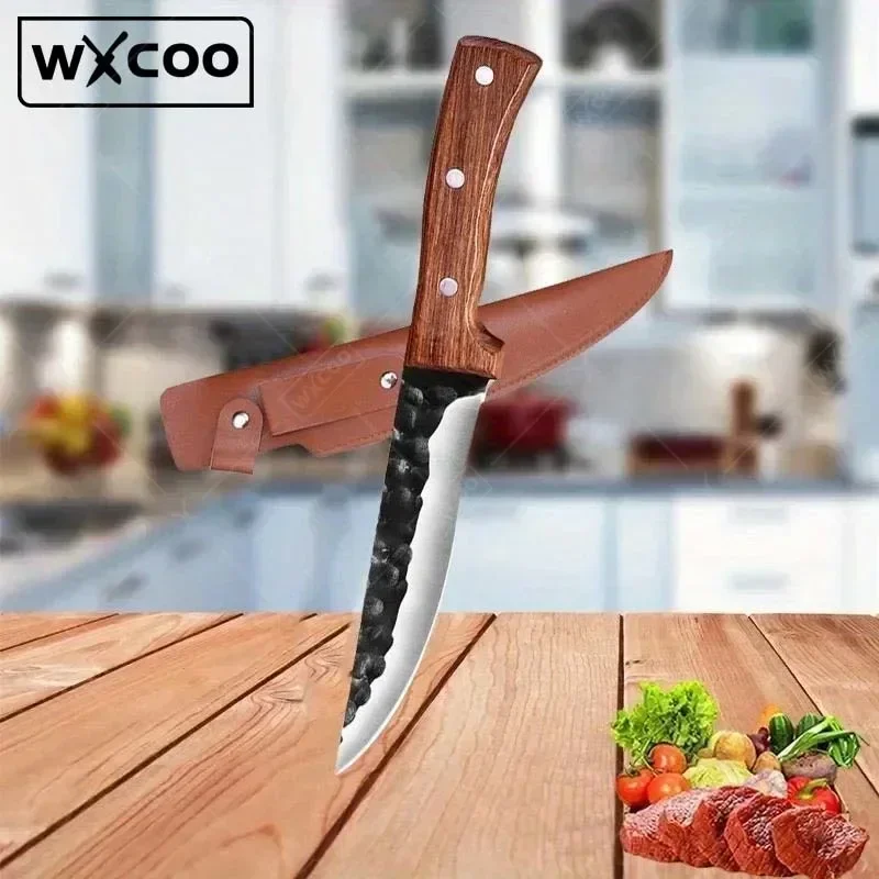 

Forged Kitchen Knife Boning Knife Professional Chef Knife Butcher Fish Filleting Utility Knife Cutting Knife Cooking Knife