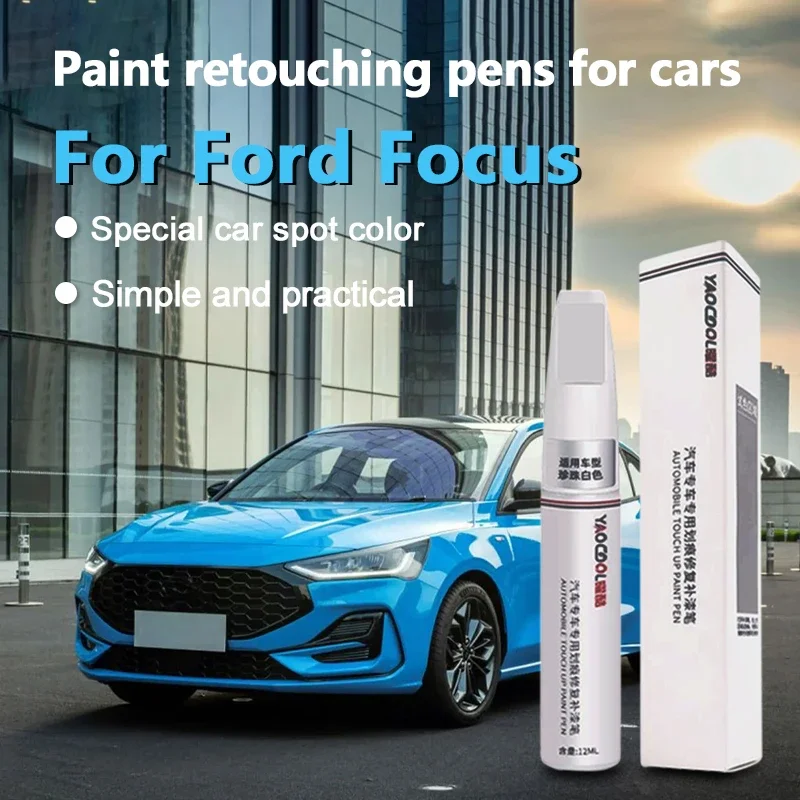 For Ford Focus Mondeo Escape Touch Pen Varnish Pearl White car paint Scratch repair set