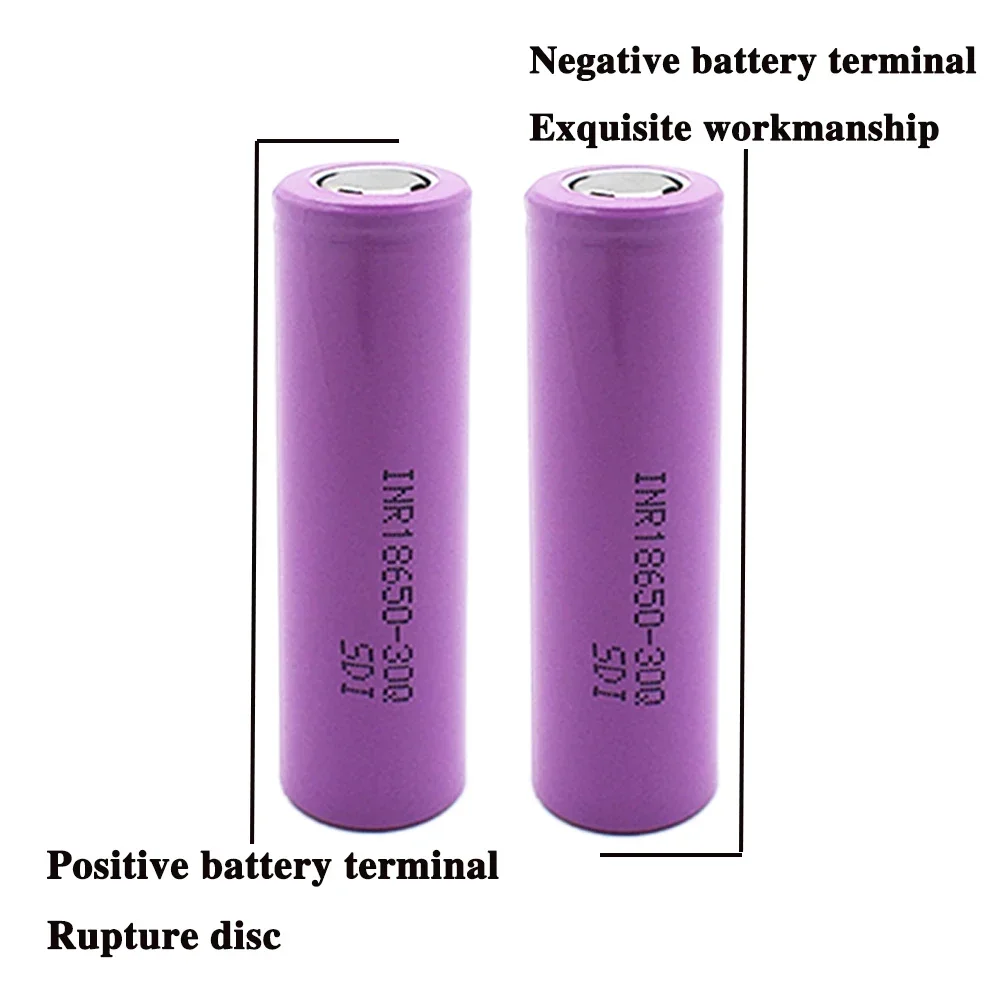 100% Original INR 18650 battery 3.7V 3000mAh INR18650 30Q li-ion Rechargeable Batteries Hight Power Discharge 30A Larger Current