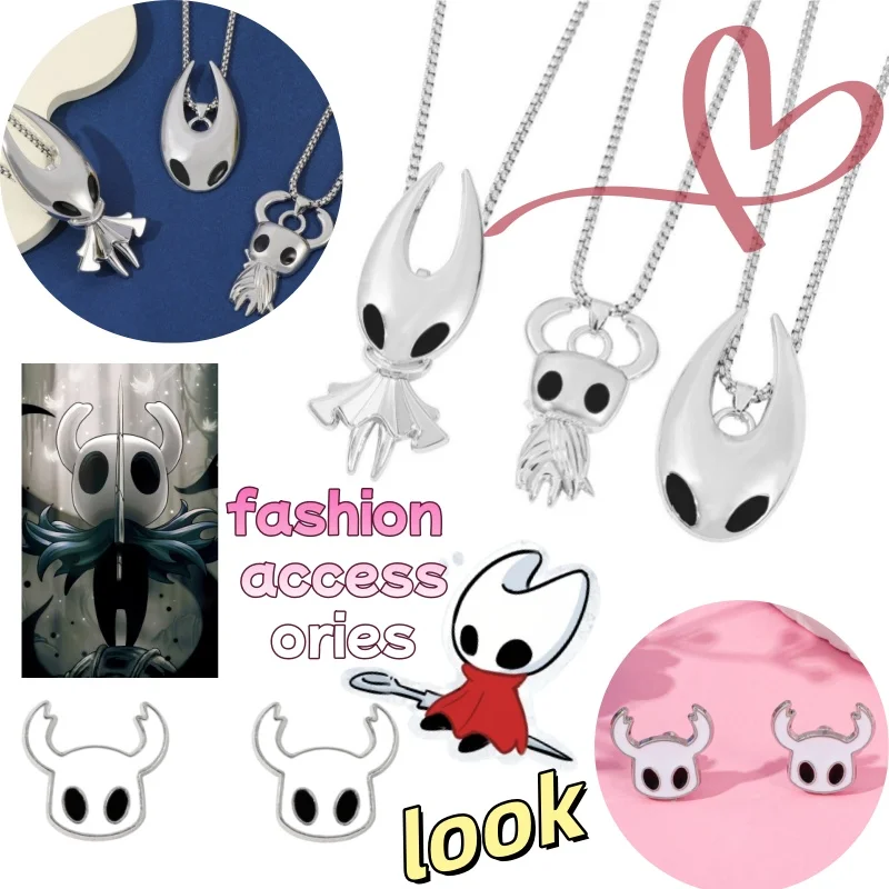 

Fashion accessories, hollow knights, peripheral necklaces, popular hip-hop couple necklaces, earrings, accessories, gifts