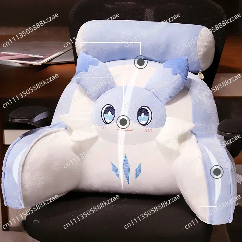 Child Girl Bed Reading Pillow Spinning Weasel Headboard Cushion Soft Bag Pillow Large Back Cushion Office Waist Support