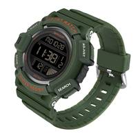 SANDA Brand Men's Electronic Watch Fashion Led Date Stopwatch Sport Wristwatch Casual Male Electric Hand Clock Watches Mens
