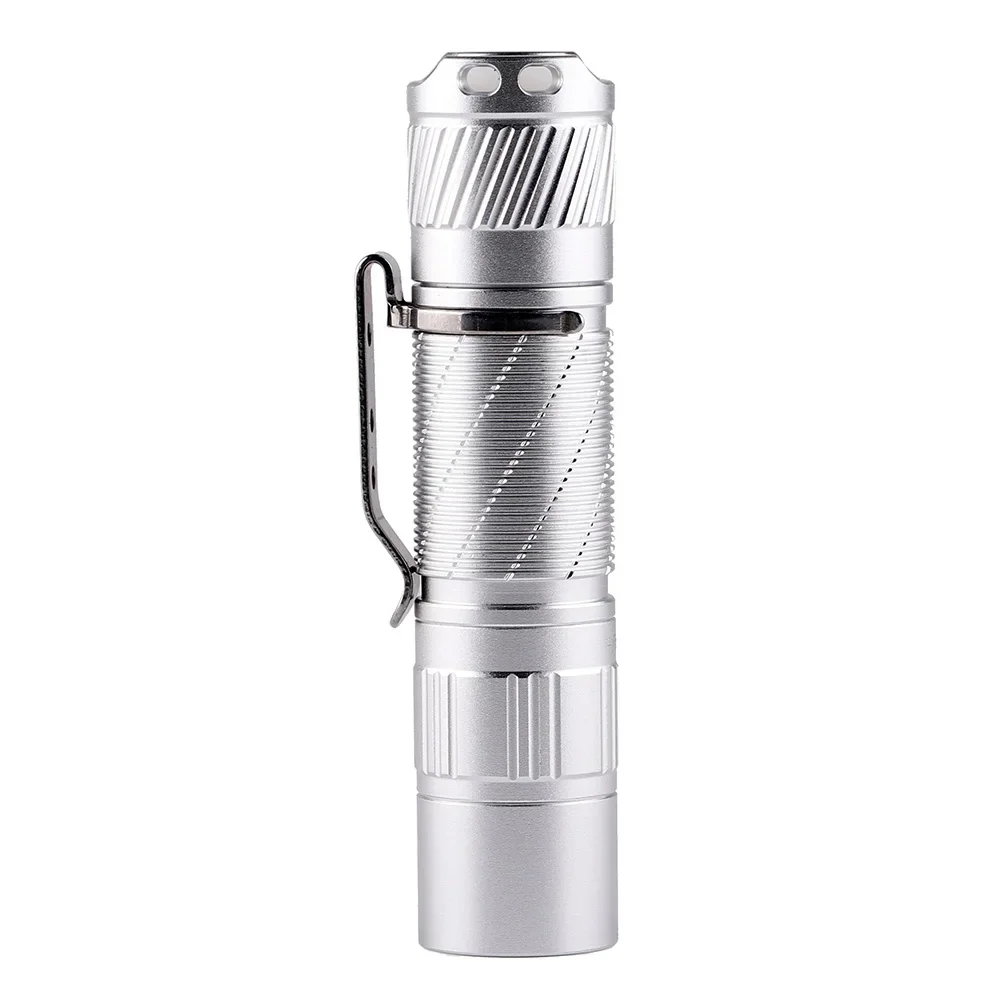 Silver Convoy T3 with 519A Led Flashlight high CRI for AA/14500 Mini Flash Light Torch Camping Linterna Work Lamp Fishing