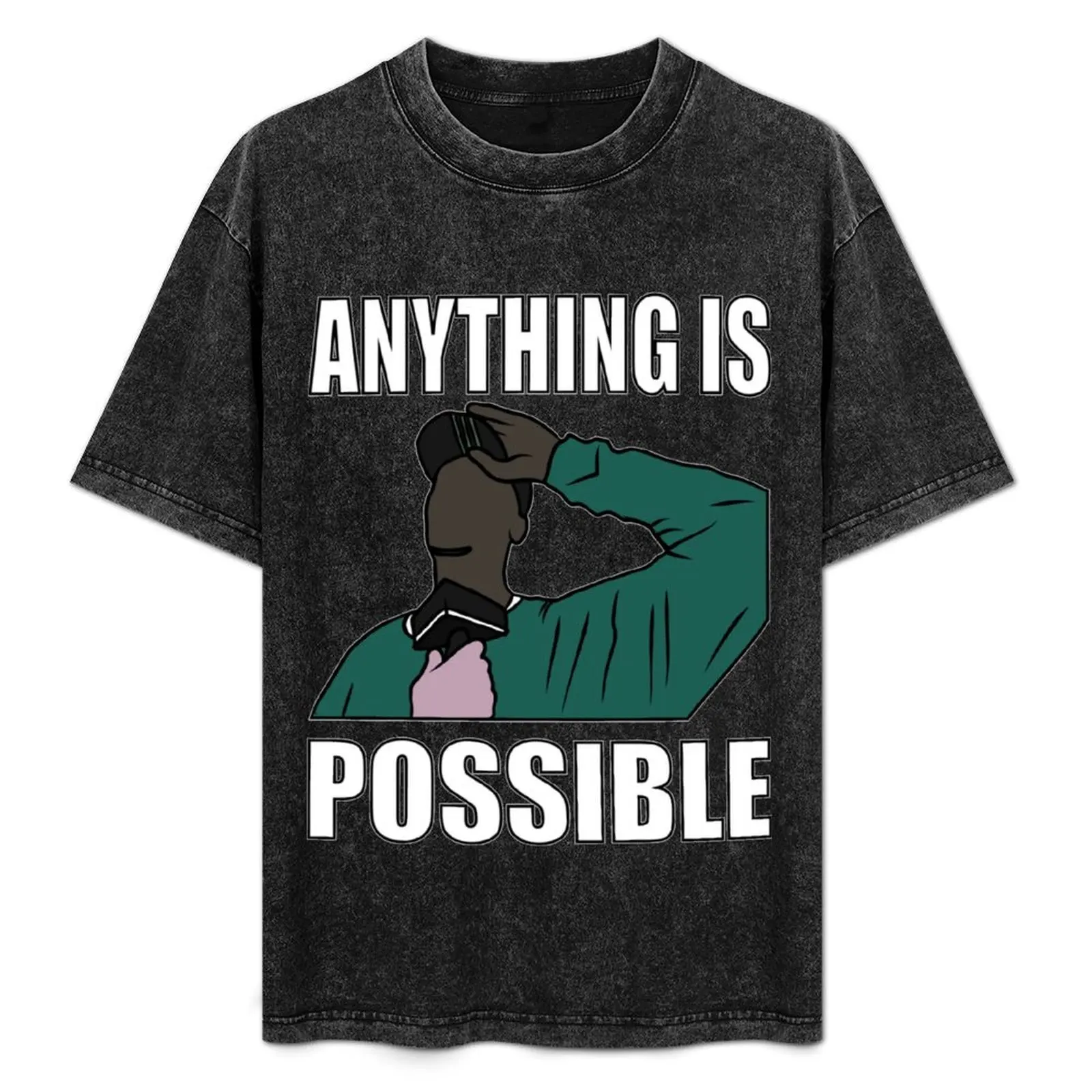 

Kevin Garnett Anything Is Possible T-Shirt Trendy Print Short Sleeve T-Shirt