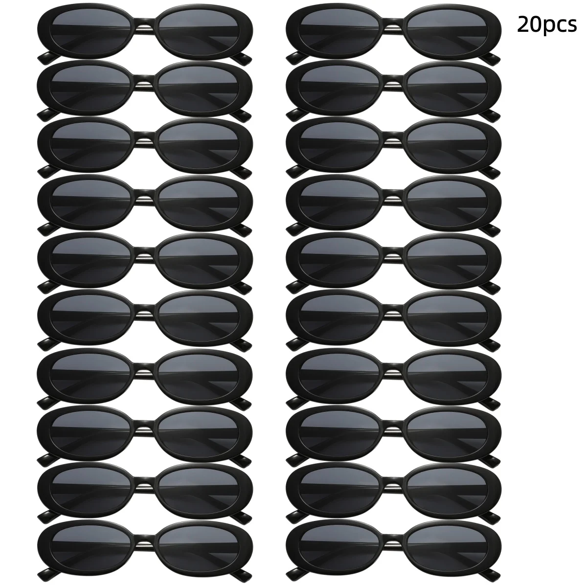 

20 шт. европейских и американских модных солнцезащитных очков в стиле ретро Y2K для летней защиты от солнца и УФ-лучей, легкие солнцезащитные очки.
