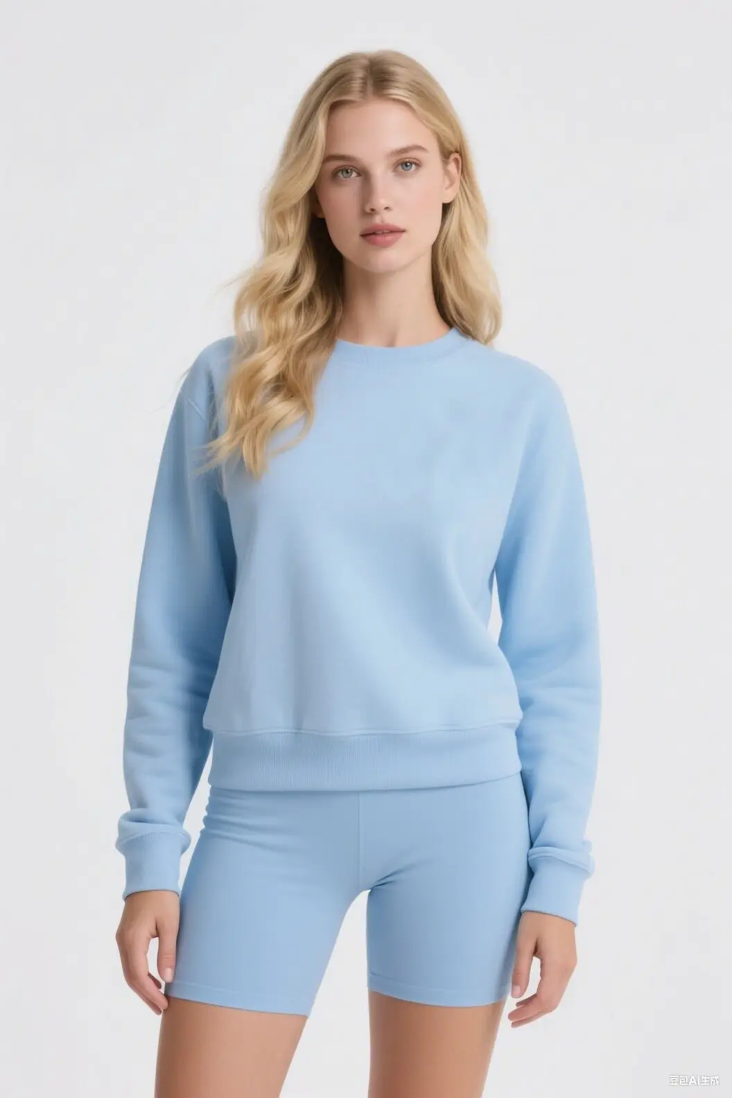 موضة جديدة 2025 سترة مريحة بشعار عاكس ثلاثي الأبعاد أمريكي ثقيل الوزن ورياضات غير رسمية فضفاضة لليوجا برقبة دائرية #4