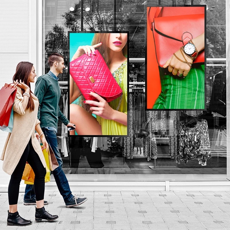 

OEM ODM Производитель Рекламное окно Подвесные цифровые вывески ТВ-экраны Тонкий настенный ЖК-дисплей Медиа и видео