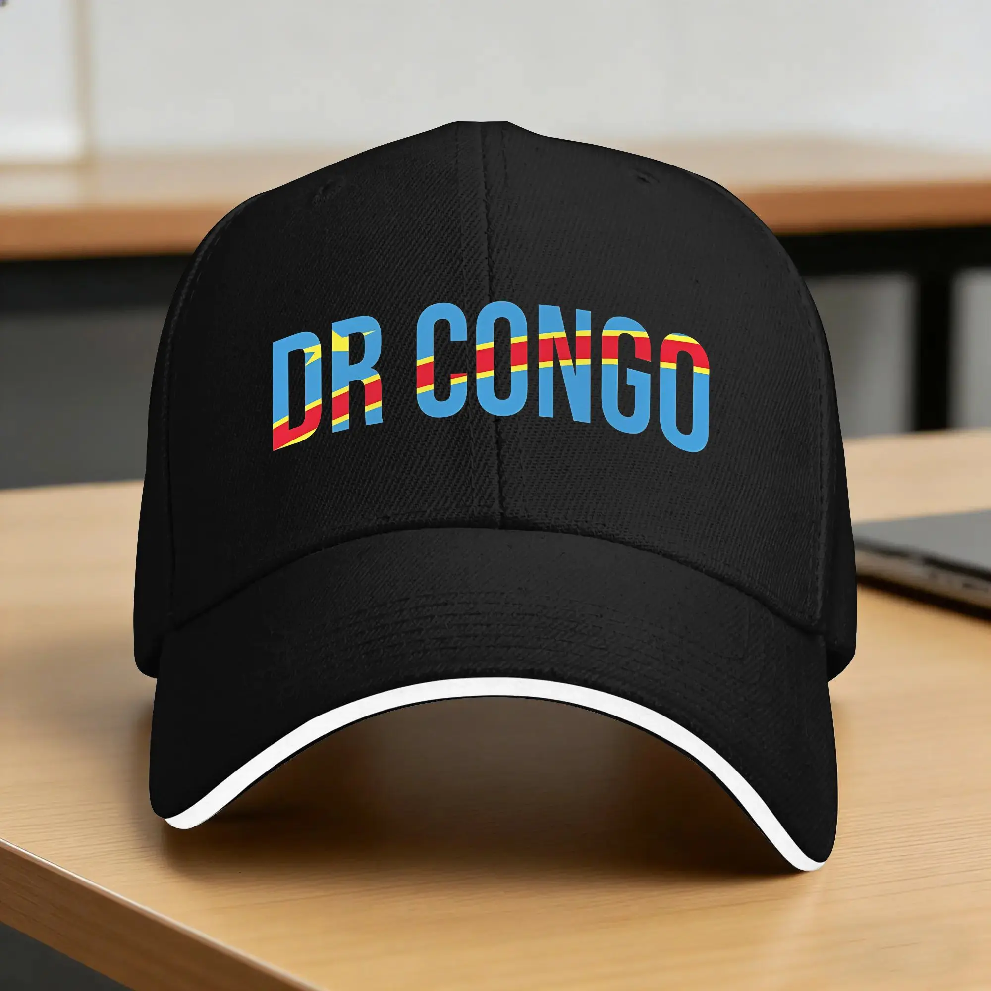 Democratic Republic Of The Congo Baseball Cap Unisex Custom DIY Trucker Hat Sun Visor Hiking Fishing Baseball Caps Birthday Gift