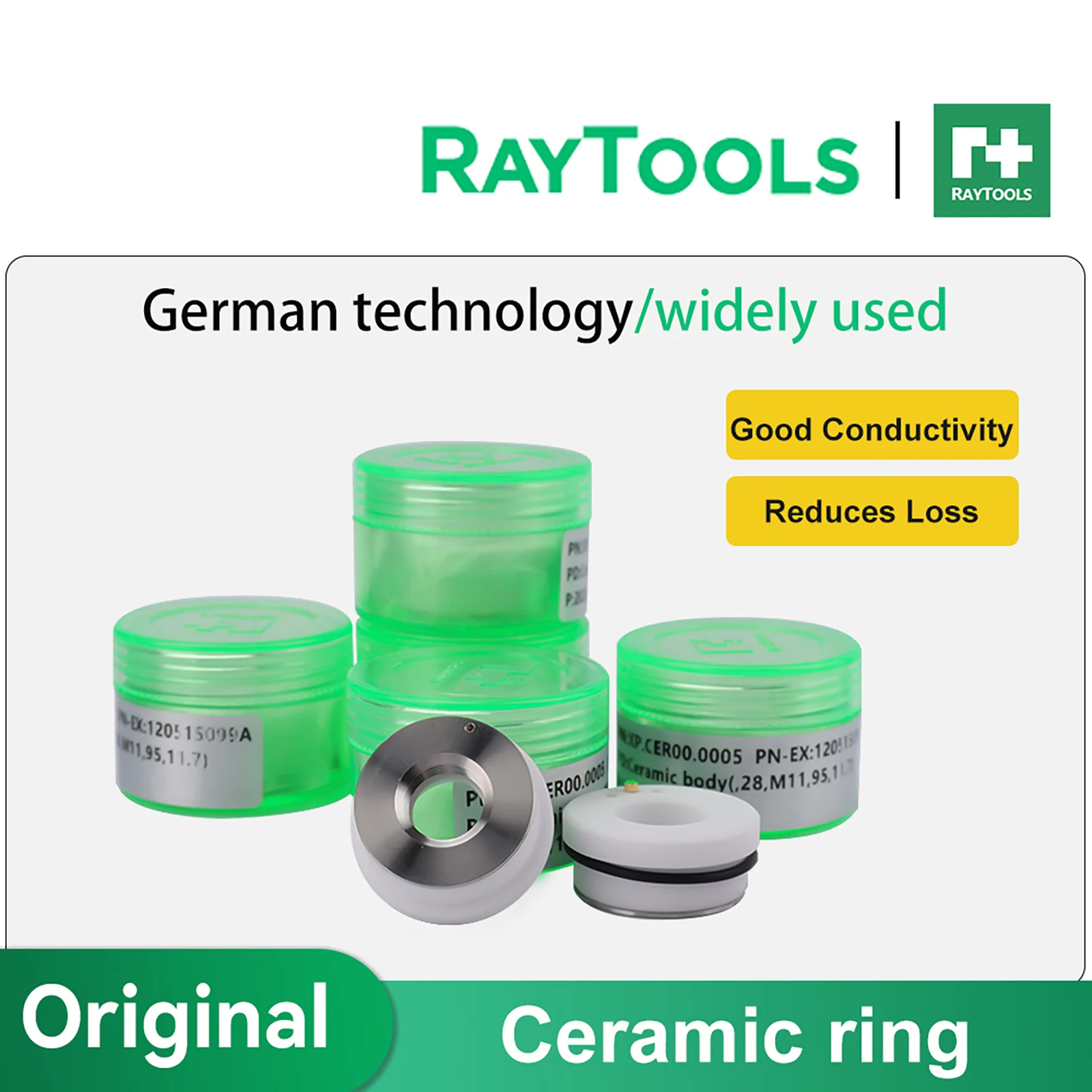Genuine RayTools D32 M14 Laser Ceramic Ring Protective Lens 27.9x4.1mm 37x7 for BT240 BMH109 BMH110 BMH114