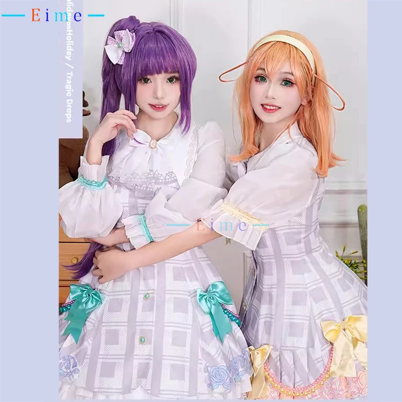 

Lovelive HASU NO SORA JOGAKUIN Hinoshita Kaho Otomune Kozue Cosplay Costume Party Dress Suit Halloween Anime Uniform Custom Made