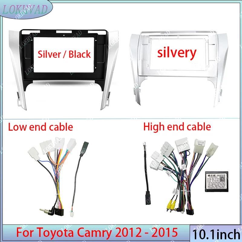 10 Inch for TOYOTA CAMRY 2012-2015 Car Radio Android Stereo Audio Screen Multimedia Video Player Navigation Harness Frame