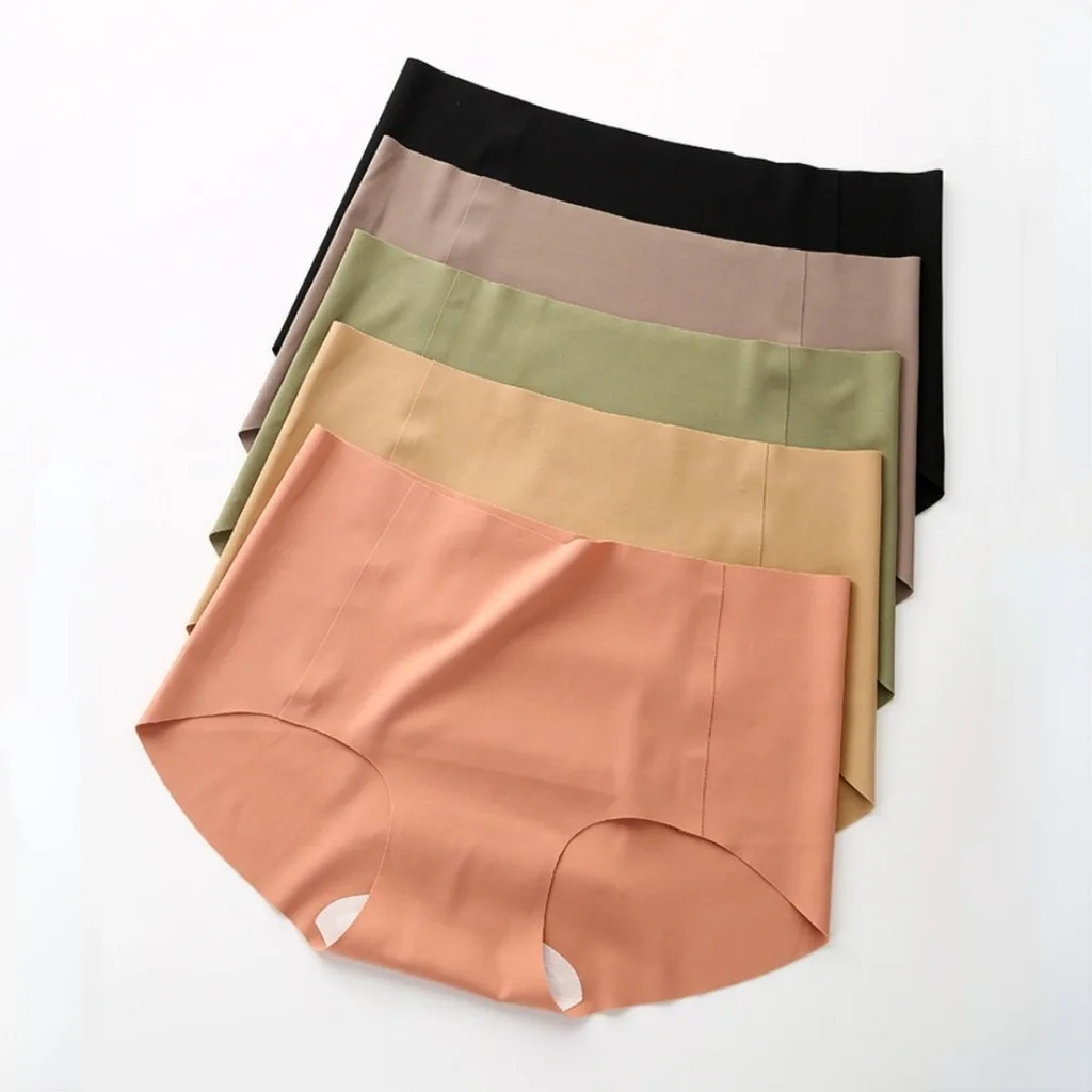 ZXYOUPING SUJI-Culotte sans couture pour femme, sous-vêtement doux, slip mi-audio respirant, coupe une pièce