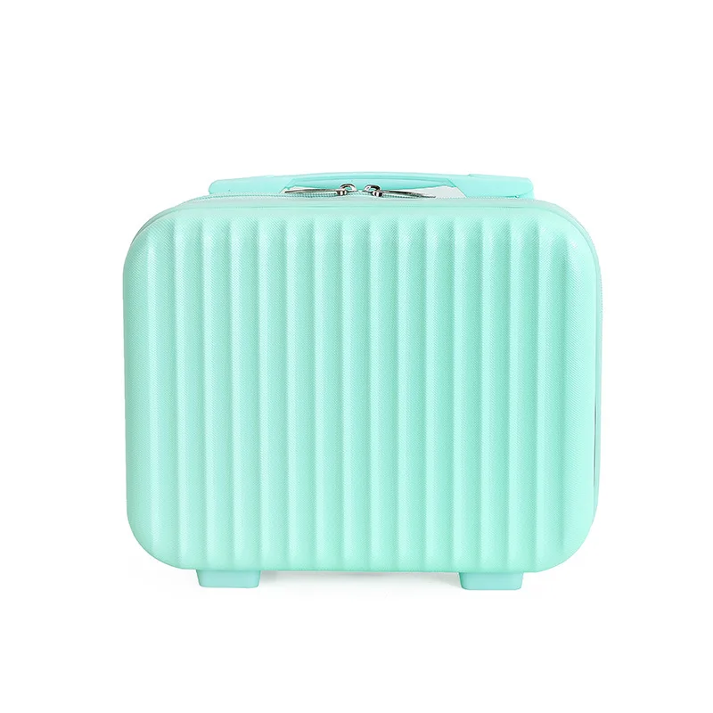 Korean Candy Color Vintage Suitcase 14 Inch Cosmetic Case High Appearance Gift Box 30X15X22CM