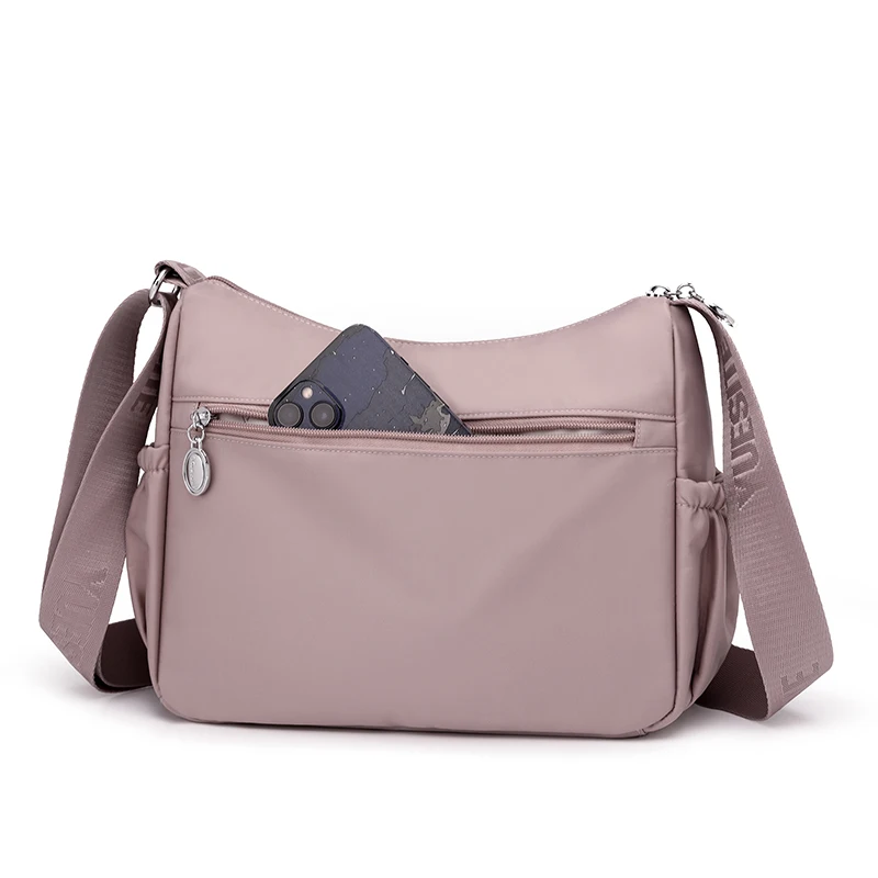 High Quality Nylon Women Shoulder bag Thread Stitching Female Messenger Bag Ladies CrossBody Bag Girls Tote Handbag Bolsos Mujer