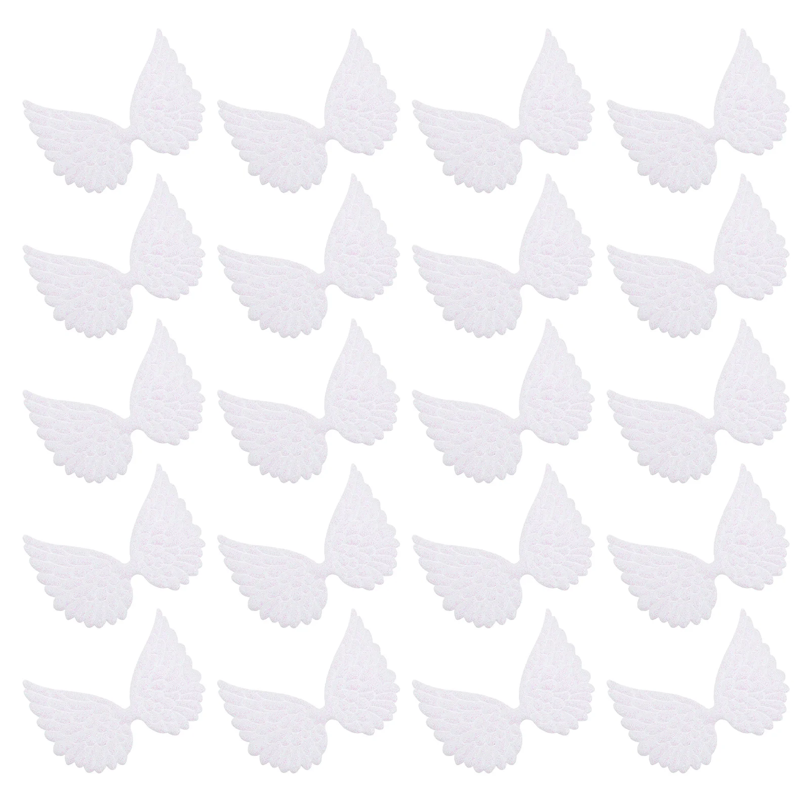 

30pcs Glitter Angel Wing Decor Mini Cupcake Topper Sewing Craft Ornament Christmas Tree Decoration Festival