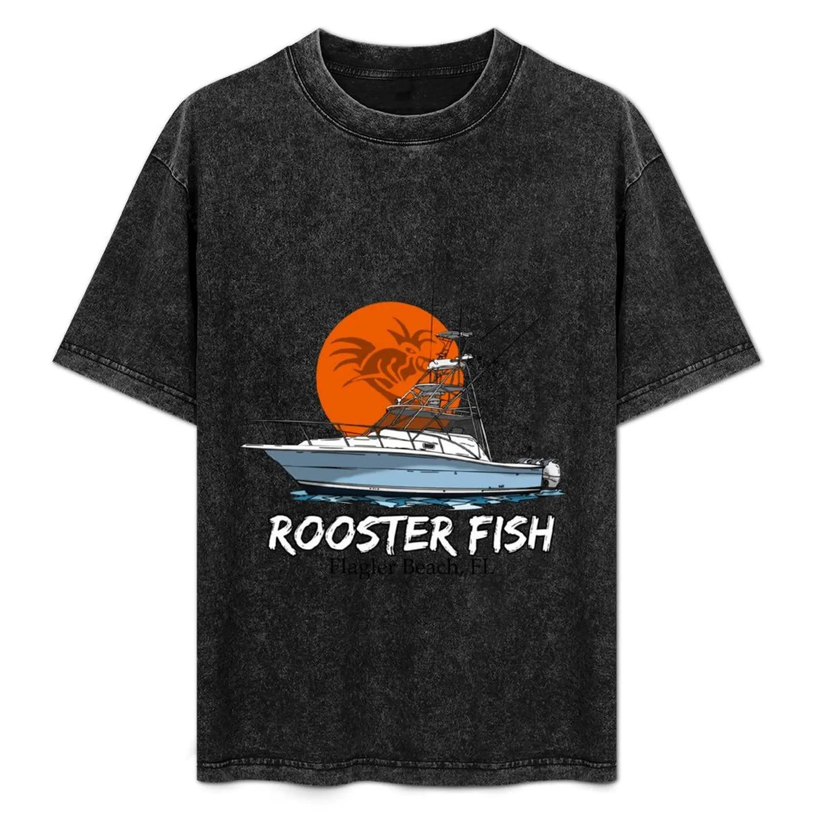 Rooster Fish Flagler Beach, Florida T-Shirt Clothing oversized T-shirts oversize shirts graphic tee shirts graphic tee men