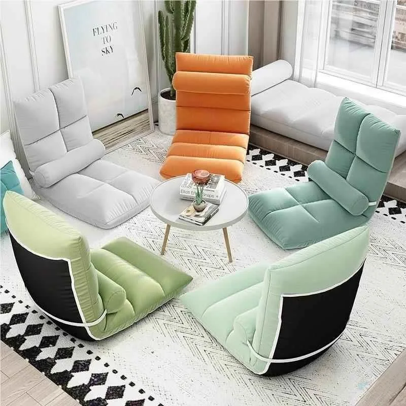 Trendy Integrated Bedside Window  Back Cushion Sleeping Morning Nap Sofa Stack Lazy Chair Pad  Fabric Home Decor