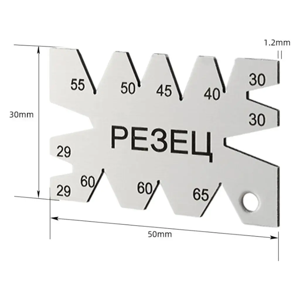 เหล็กคาร์บอนมุมสกรู PITCH บดสกรูด้ายวัดเครื่องมือ