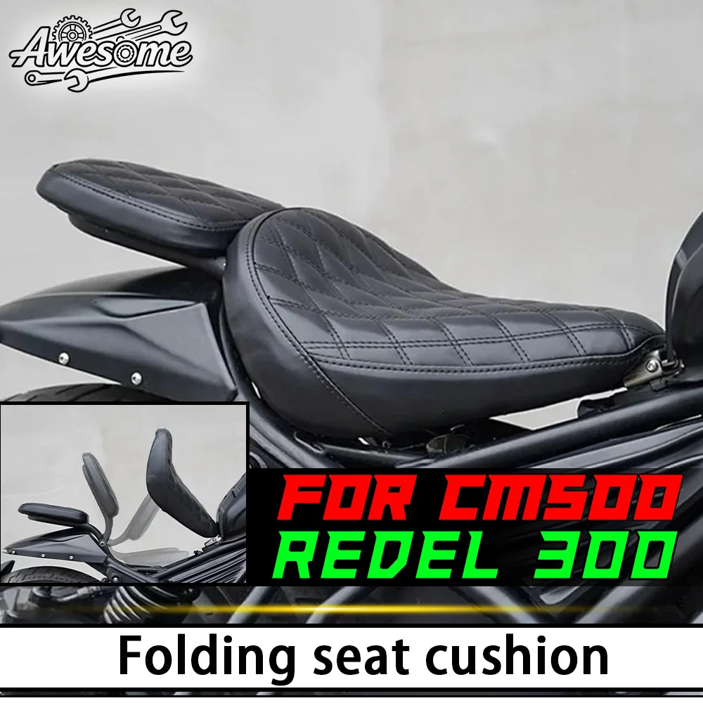 Modified double folding seat cushion for honda CM500 REDEL 300 mudguard accessories for cm500 redel 300 500cm 300 redel