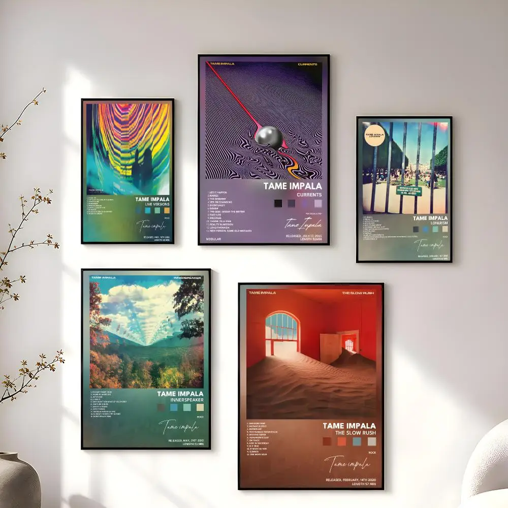 Popular Music Band T-Tame Impala Poster High-Quality And Affordable Wall Stickers For Dormitory And Living Room Decoration