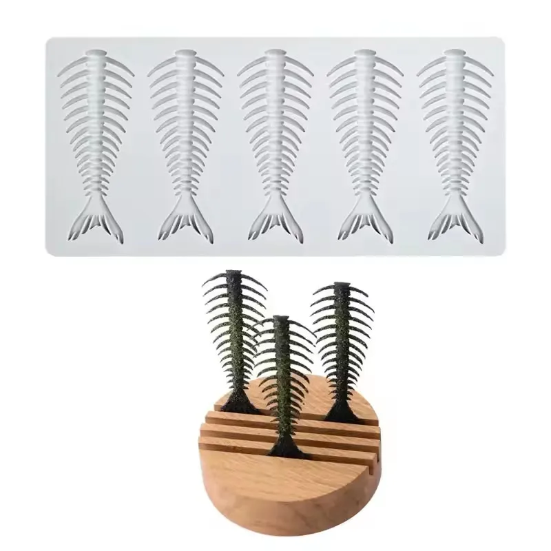    Fishbone Form Silikon Form Spitze Matte Handgemachte Sugarcraft Schokolade Kerze Form DIY Französisch Dessert Kuchen Dekorieren Werkzeuge