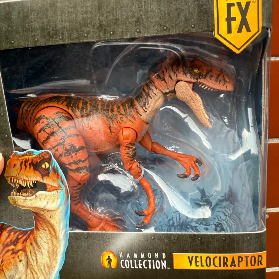 Mattel Jurassic World – Figurine Hammond Collection Atrociraptor Tiger – 21 Cm – 13 Articulations – Dès 8 Ans