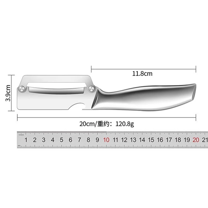 

Stainless Steel Fruit Peeler Pineapple Kitchen Vegetable Paring Knife Suitable For Pumpkin Winter Melon Fruit Peeler