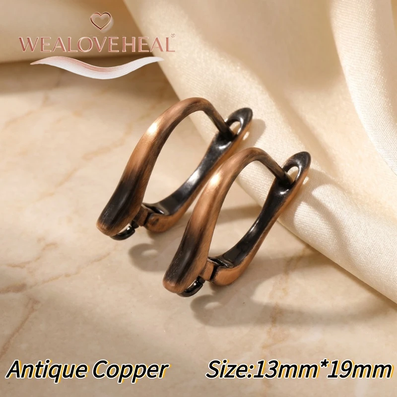 schmuckherstellung zubehör，Vintage Messing-Ohrringhaken, Antik-Bronze und Antik-Kupfer Ohrhaken für DIY-Schmuckherstellung, Ohrring-Zubehör – Detail 20