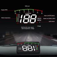 A900 OBD2 Display Car Electronic Accessories Speedometer Projector Alarm EOBD LCD Speed RPM Head Up Display Inteligentes Gadgets