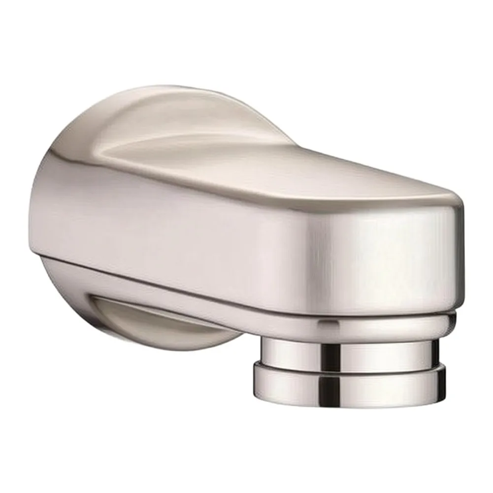 Diverter-Enabled Tub Spout Made of Heavy-Duty Metal for Dependable Operation in Standard Bathroom Installations