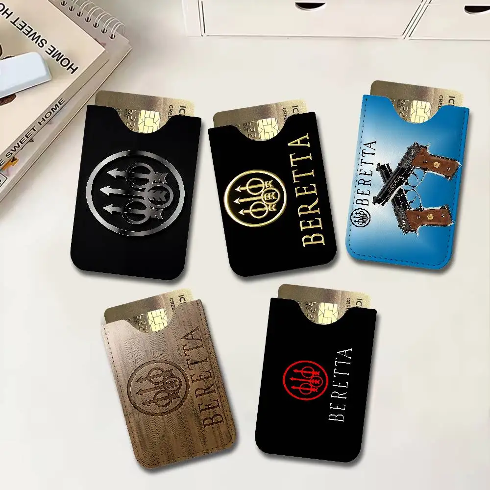 G-Gun BerettaS LOGO Credit ID Business Card Holder, Practical Pocket Gift for Outdoor Driving & Daily Use