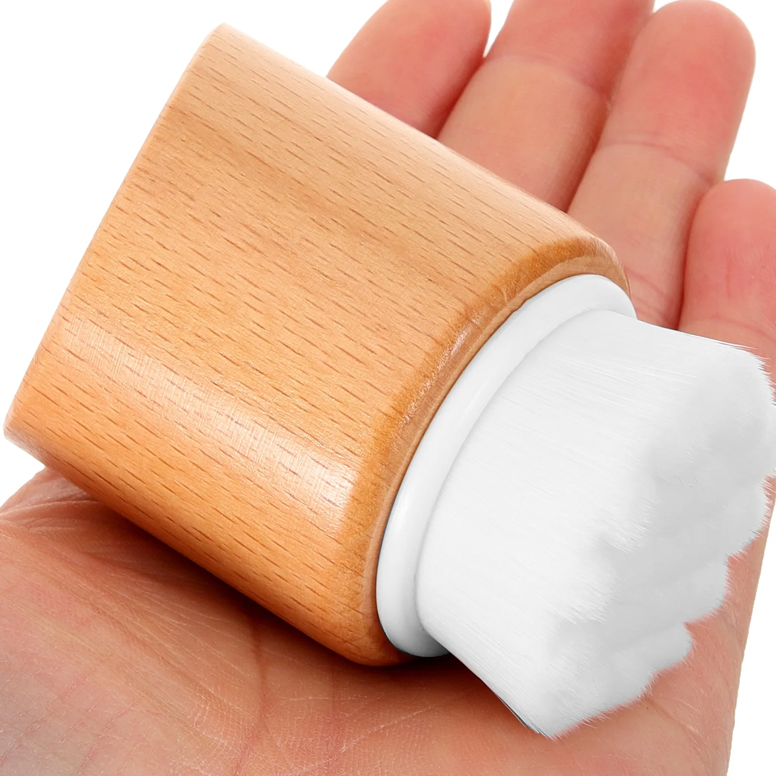 

Beech Wood Facial Cleansing Brush Face Scrub Exfoliator for Women Deep Clean Beauty Tool Travel Portable Makeup