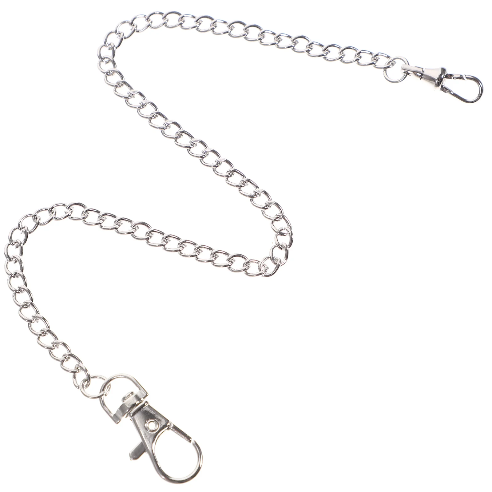 ساعة جيب سلسلة السراويل المعدنية سلسلة للرجال الجينز المحفظة الزخرفية مشبك قفل الملابس التبعي نمط خمر