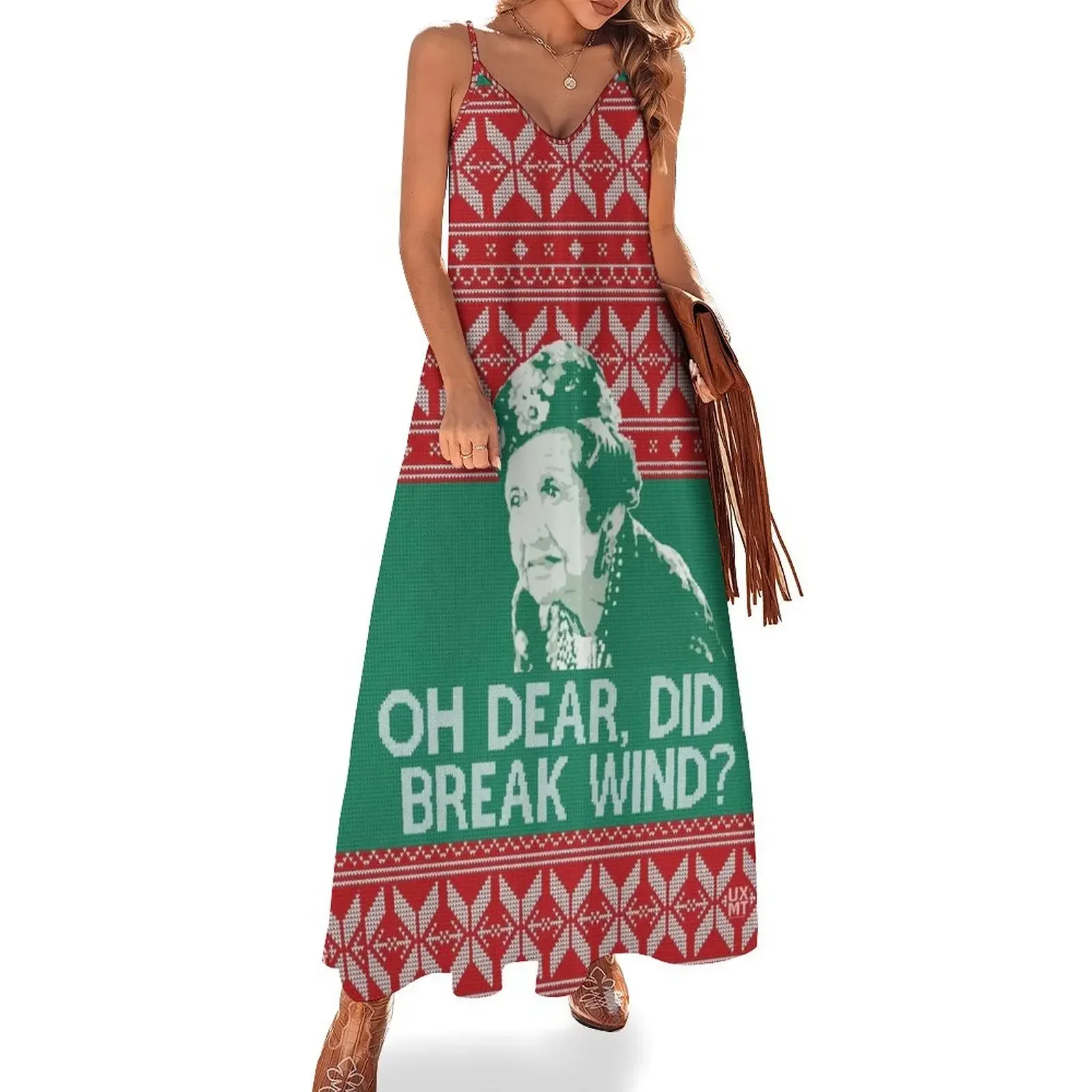 

Aunt Bethany - Ugly Sweater Sleeveless Dress summer dresses ladies 2024 women dresses Dress