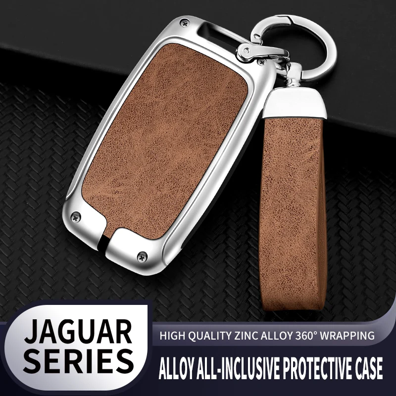 Autoschlüsselhülle für Land Rover Range Rover Sport Evoque Freelander Jaguar XJ XE XJL XF Schutzhülle mit Schlüsselanhänger. – Detail 8