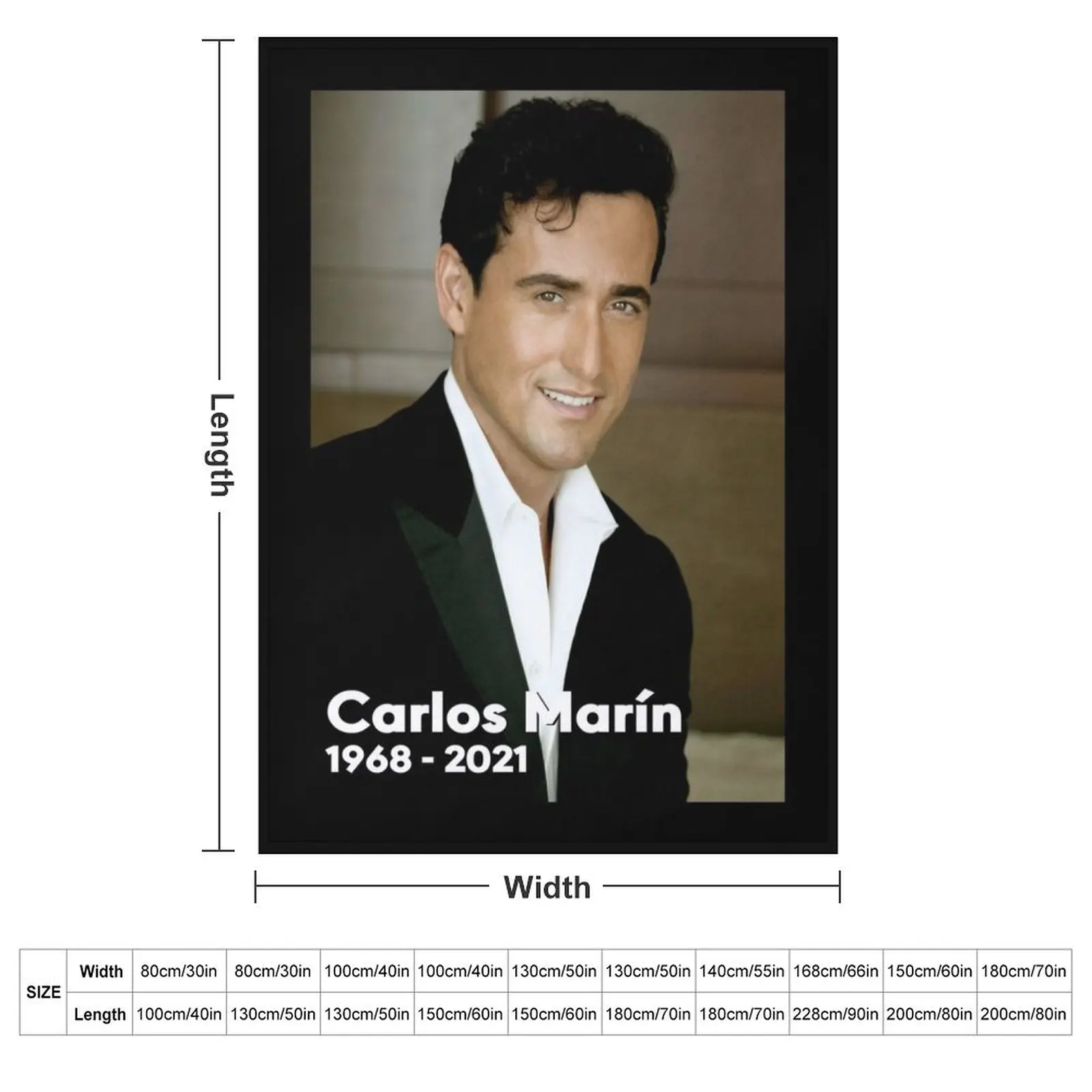 Il Divo Remember Carlos Marin 1968 - 2021 Throw Blanket Luxury St Soft Luxury Brand Shaggy Loose decorative Blankets