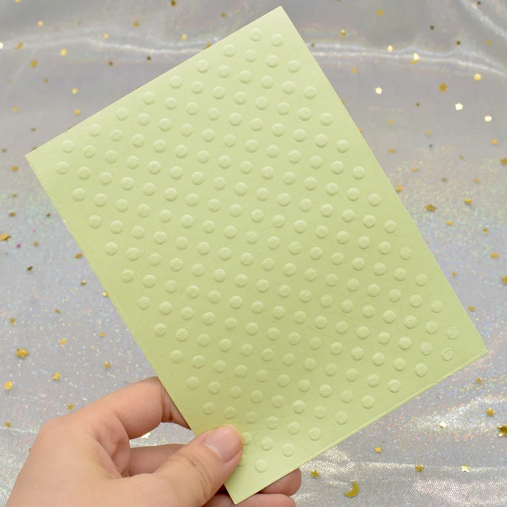 Dots Pattern 3D Embossing Folders for DIY Scrapbooking Card Making Paper Craft Plastic Template Stencil