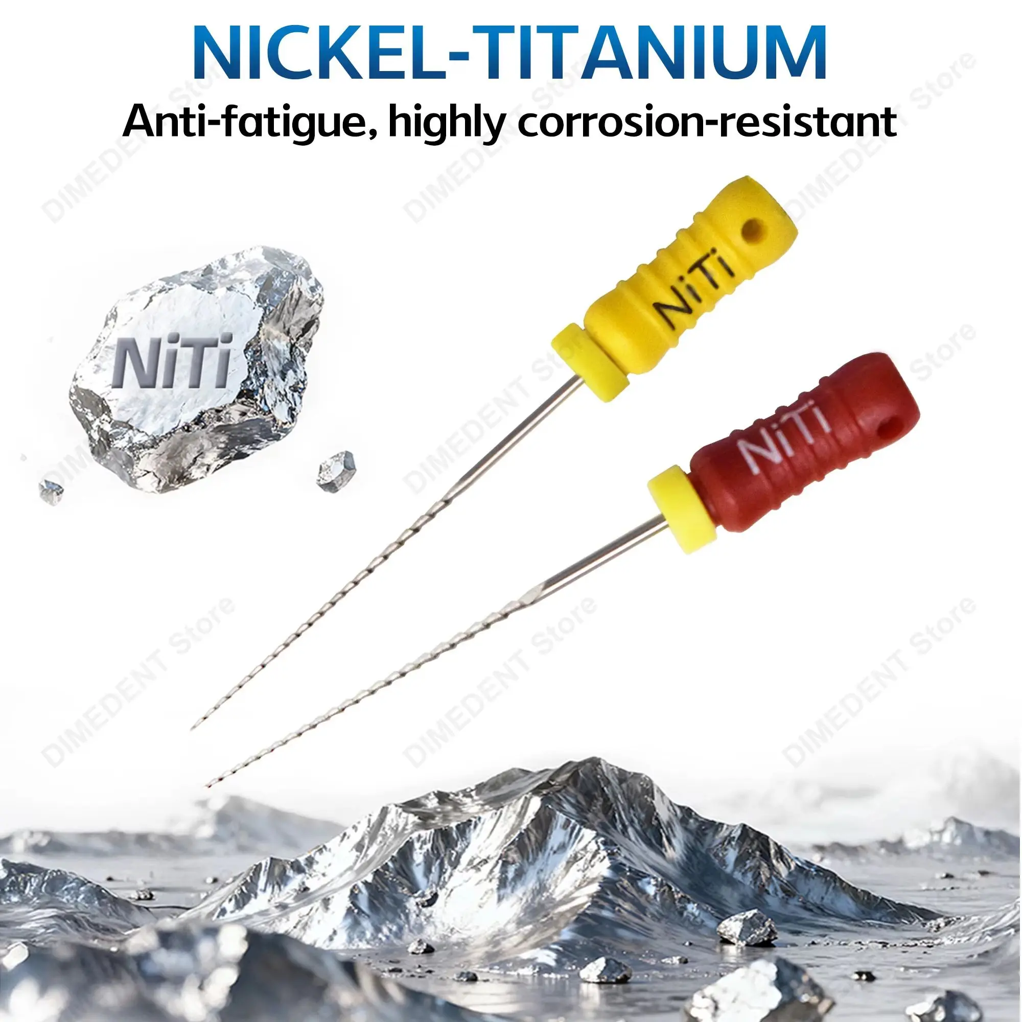3 Boxes #15-40 #45-80 NiTi H Files Easy To Use Endo File High-density Thread Structure 21/25mm Nickel-titanium Dentistry Tools