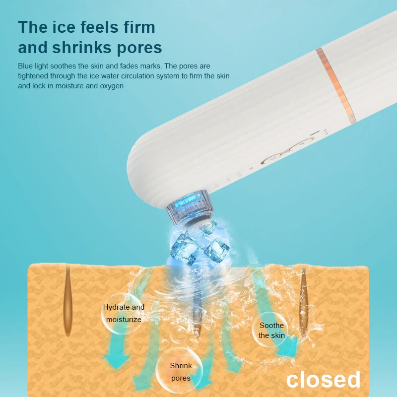 Aspirador de espinillas recargable: limpiador de poros faciales para nariz y acné, alimentado por USB, tamaño de viaje