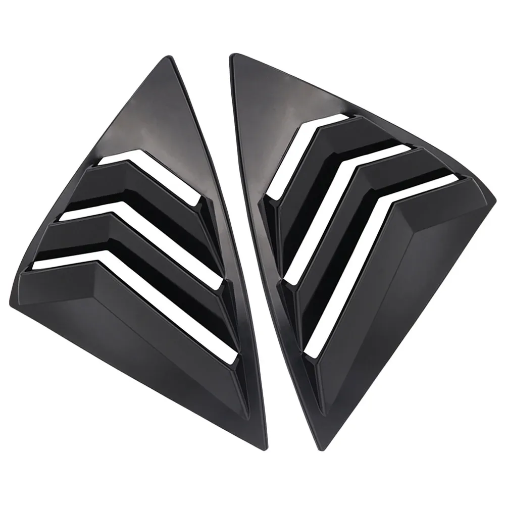 

1Pair ABS Car Side Window Louvers Rear Side Tuyere Replacement for Vehicle Exterior Upgrade Privacy Protection Uv Heat Reduction