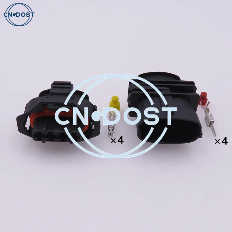 

1 Set 4 Pin Sensor Socket AC Assembly 1928403736 1928403453 Injector Connecto For Bosch Buick GT Chevrolet Cruze Ford Falcon XR6