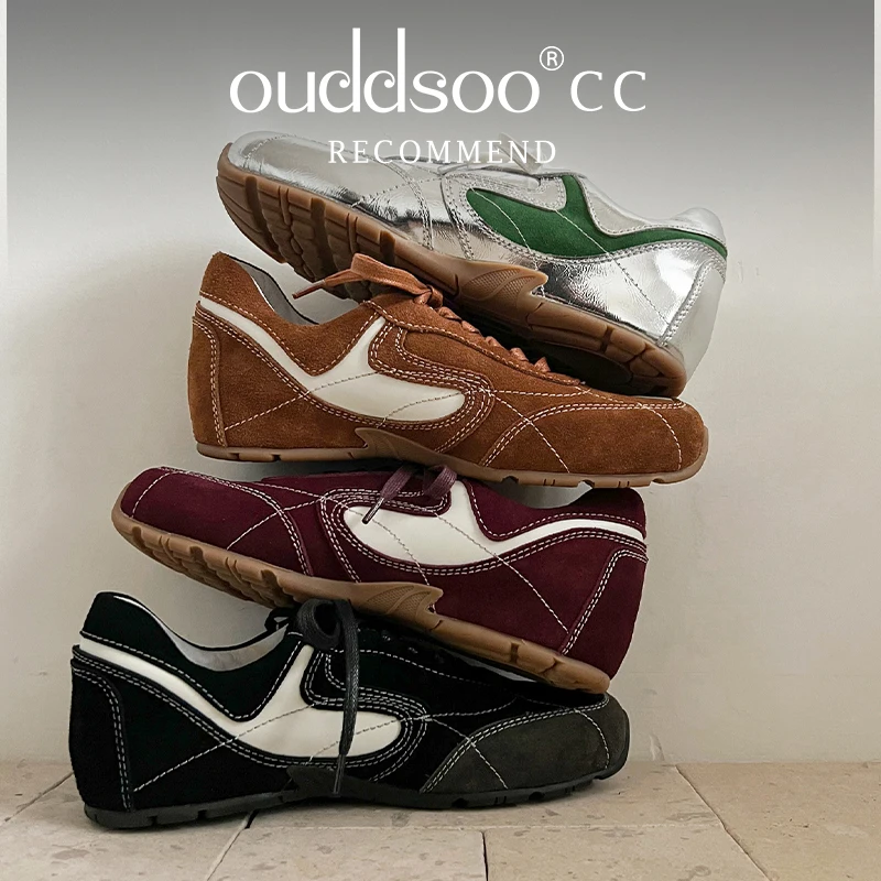 

Ods Shoes Women's Sneakers Summer 2025 Tennis Female New Casual Trainers Retro Leisure Genuine Leather Women's Sneakers Summer