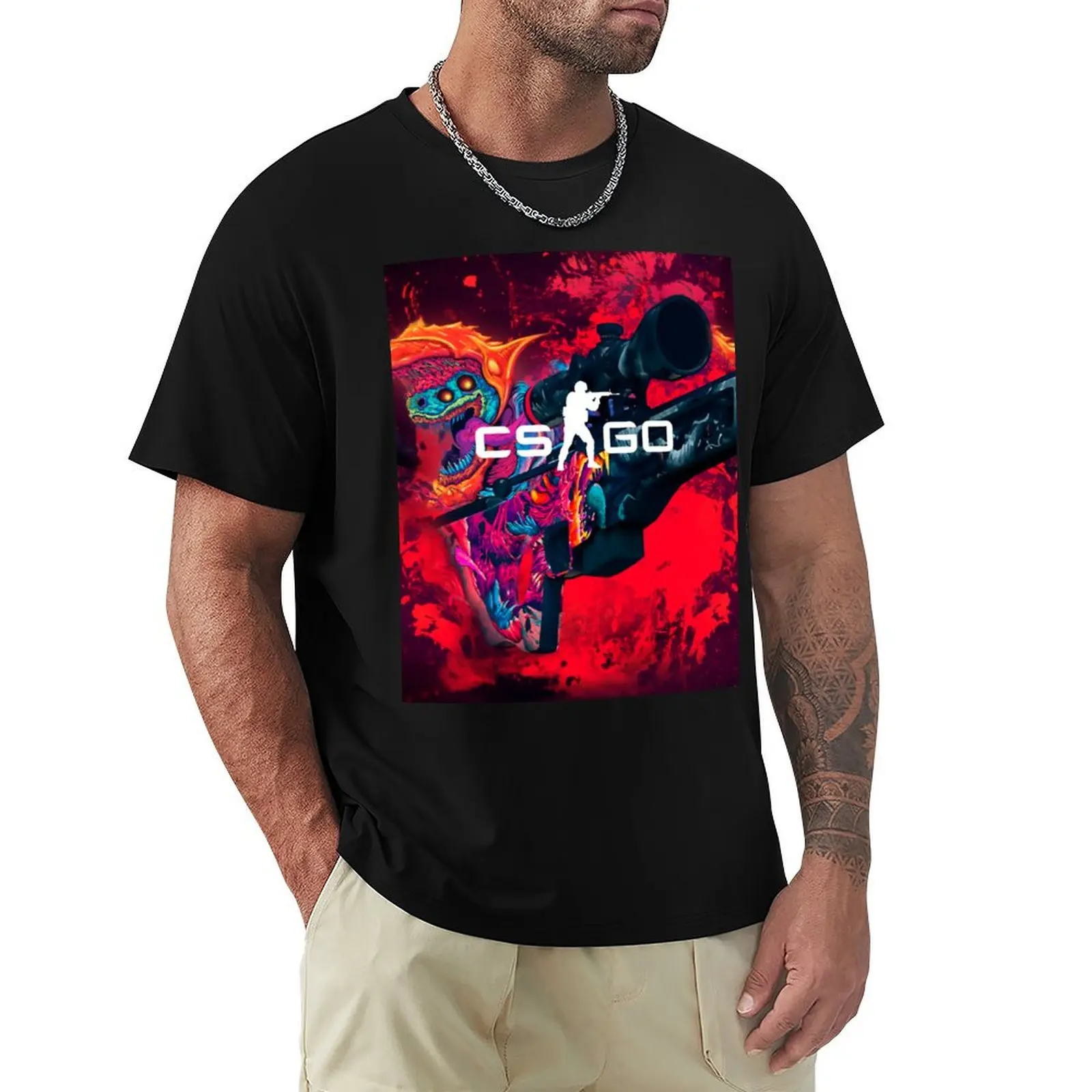 Hyper Beast CSGO T-Shirt Labor Work Casual T-Shirt