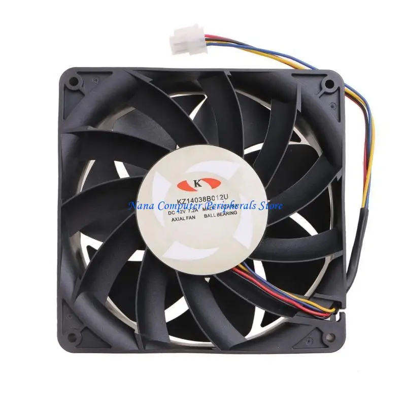 F68C 12V 7.2A 14 for cm CPU Cooling Fan KZ14038B012U for whatsminer M20S M21S 4 Pin Industrial Accessories Cooler Fan