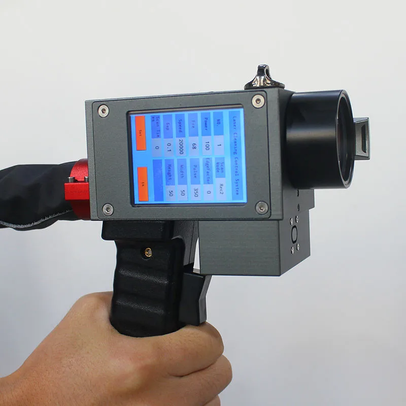 Multipurpose Rust Removing Paint Laser Remover 100W Pulse Laser Cleaning Machine For Stainless Steel Aluminum Metal Sheet