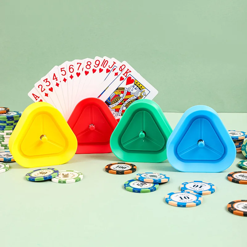 4 قطعة حامل بطاقة الألعاب حامل بطاقة اللعب أوراق اللعب PKP03