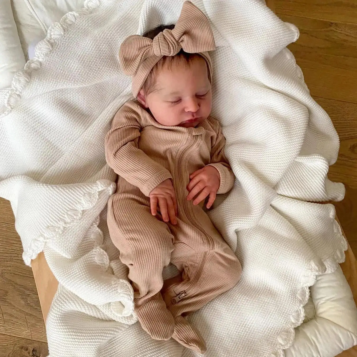 Poupées réalistes pour bébés filles, 20 pouces (48 cm), poupées réalistes qui ressemblent à un vrai nouveau-né, poupée bébé anatomiquement correcte, jouet, cadeaux de Noël