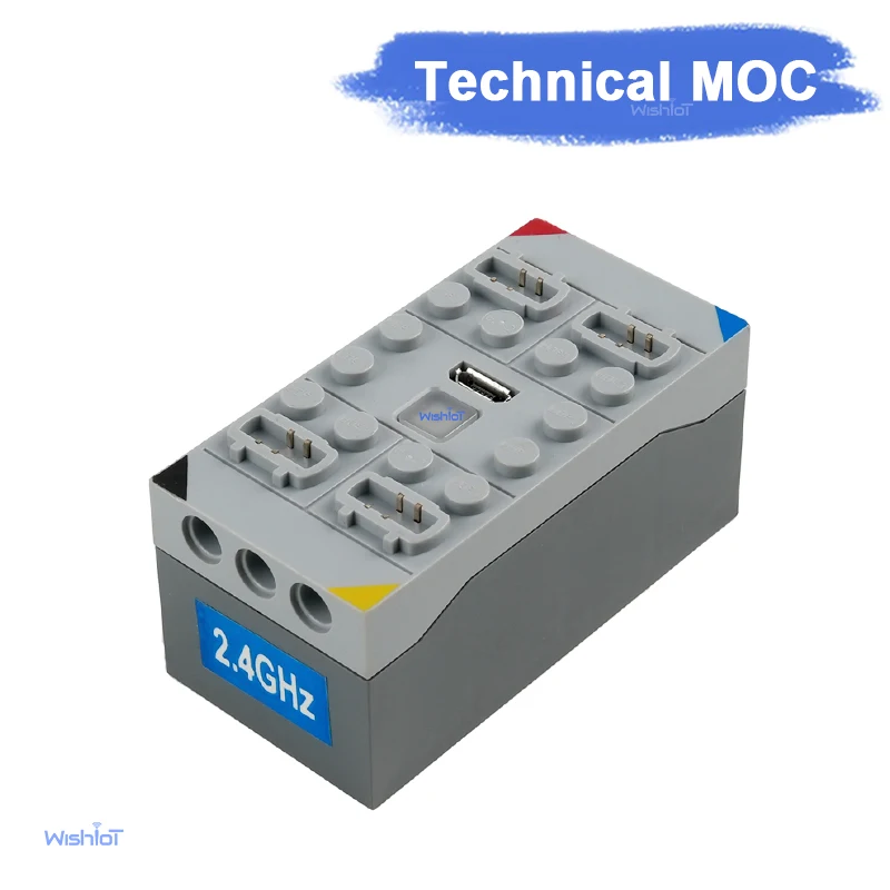 

Строительный блок CaDA, литиевый аккумуляторный блок, совместимый с аккумуляторным блоком Legoeds, источник питания MOC для электродвигателя